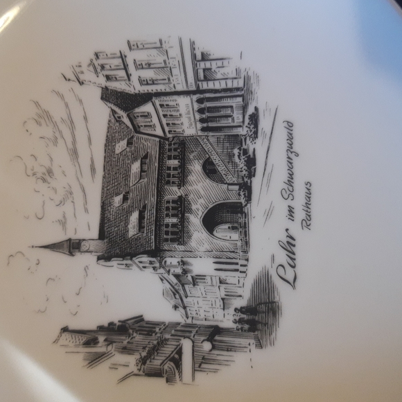 Lahr im Schwarzwald Rathaus AK Kaiser W. Germany Plate - Picture 4 of 5